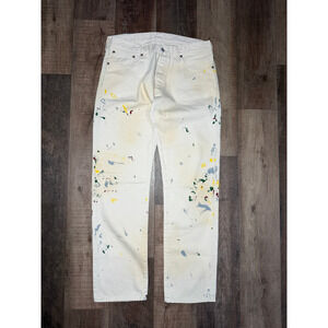Hidden Paint Jeans Cream Men’s Size 32 New